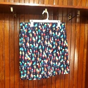 TALBOTS SIZE 14 Colorful Patterned Women's Skirt